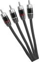 Phonocar 06037 Triple Shielded 4 Channel 5m RCA Cable 