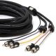 Connection by Audison BT4-250.2 - 2.5M BT Series High Efficiency RCA Cable
