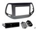 Connects2 CT23JP07 Jeep Compass 2017> Black Double DIN Fascia 