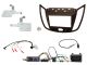 Connects2 CTKFD35 Ford C-Max 2010> Dark Brown Double Din Radio Installation Kit 
