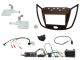 Connects2 CTKFD35C Ford C-Max 2010> Double Din Radio Installation Kit Dark Brown with OEM Ford Hazard/Door Lock Switch
