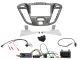Connects2 CTKFD41C Ford Transit Custom 2012> 2016 Double Din Radio Installation Kit with Hazard/Door Lock Switch 