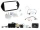 Connects2 CTKFT17 Fiat Tipo 2015> Black Double DIN Radio Installation Kit