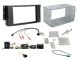 Connects2 CTKLR07 Land Rover Freelander II 2006> 2014 Fibre Amplified System Black Double DIN Fitting Kit