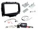 Connects2 CTKPE07 Peugeot 108 2014> Piano Black Double DIN Fascia Fitting Kit 
