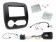 Connects2 CTKRT11 Renault Trafic 2017> 2019 Black Double DIN Facia Installation Kit