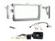 Connects2 CTKTY03 Toyota Corolla 2009> 2011 Silver Double DIN Radio Installation Kit