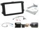 Connects2 CTKVW18 VW EOS Tiguan Golf 2003> Black Double DIN Stereo Fitting Kit