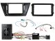 Connects2 CTKVW48 VW Touran 5T MIB II 2016> Gloss Black Double DIN Stereo Fitting Kit