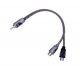 RFIY-1M Twisted Pair Y-Adapter 1 Male To 2 Female